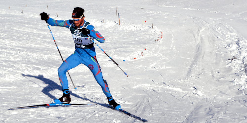 Simulateur de ski de fond